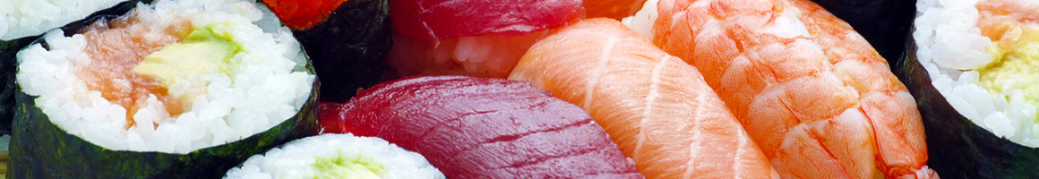 Eating Japanese Sushi at Motto Motto - Revolving Sushi Bar restaurant in Clackamas, OR.
